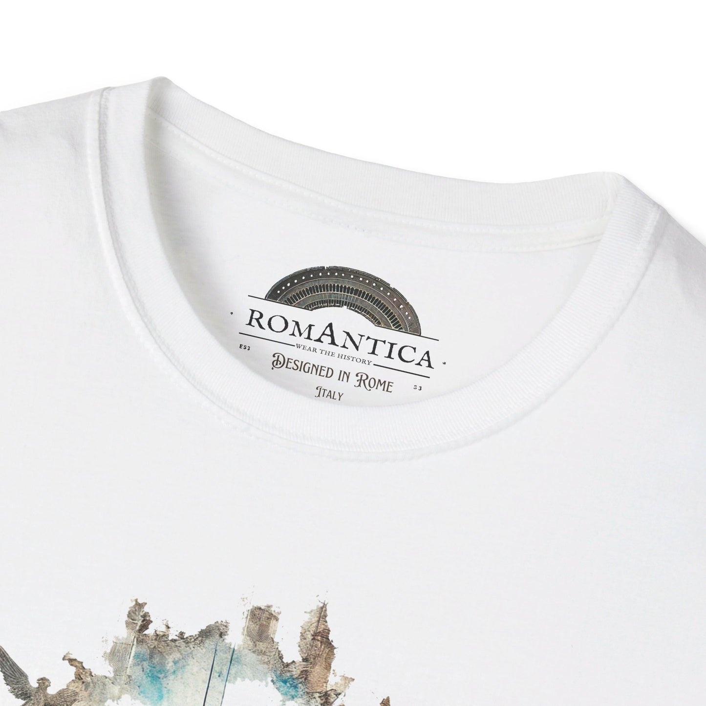 T-Shirt. Castel Sant'Angelo. Monochrome Legacy