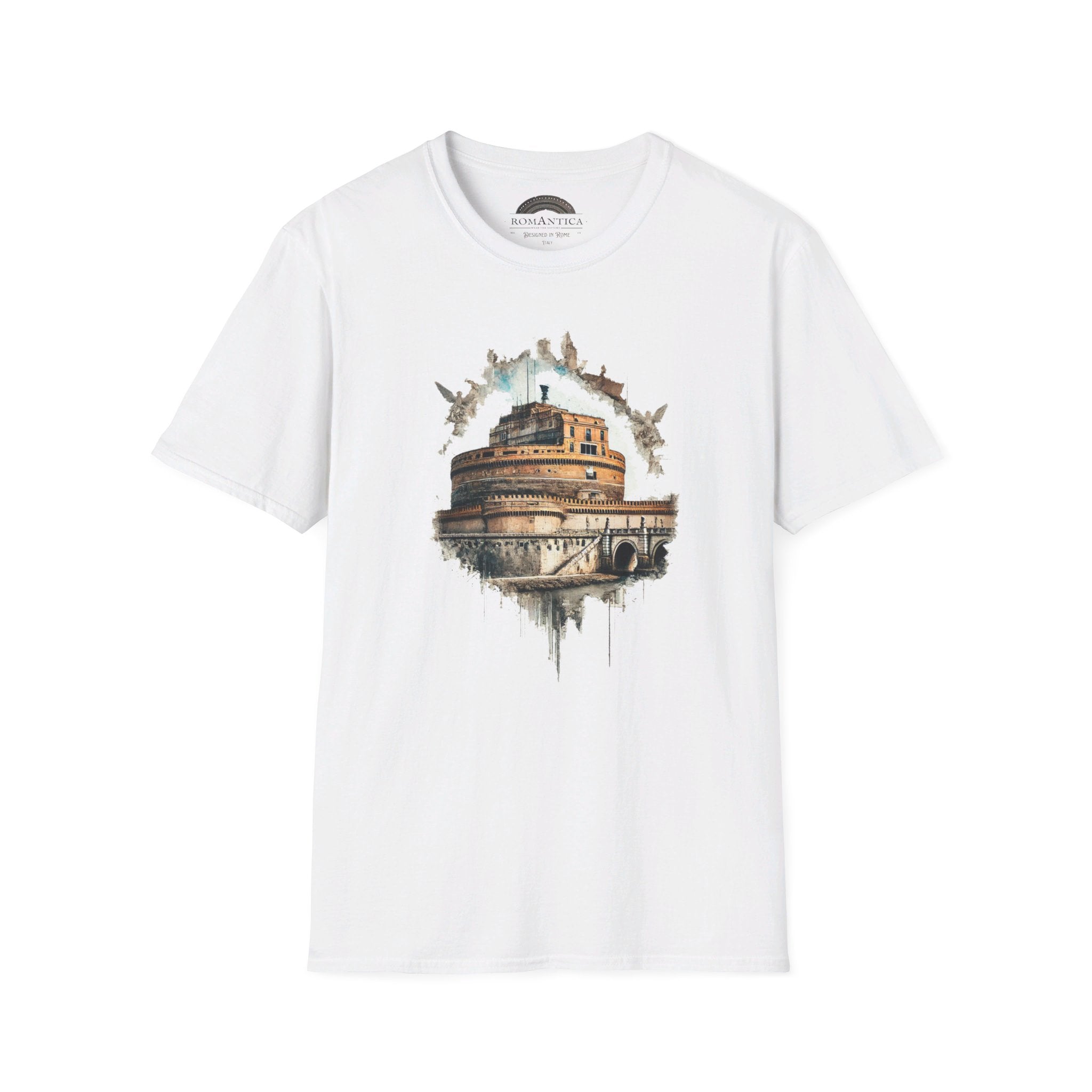 T-Shirt. Castel Sant'Angelo. Monochrome Legacy