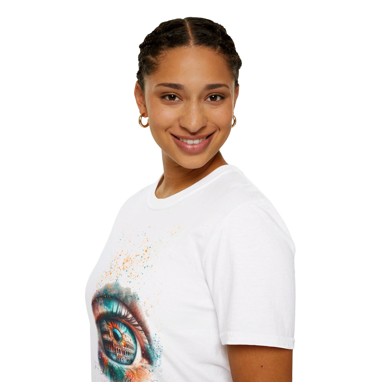T-Shirt. Colosseum. Eye on the Colosseum