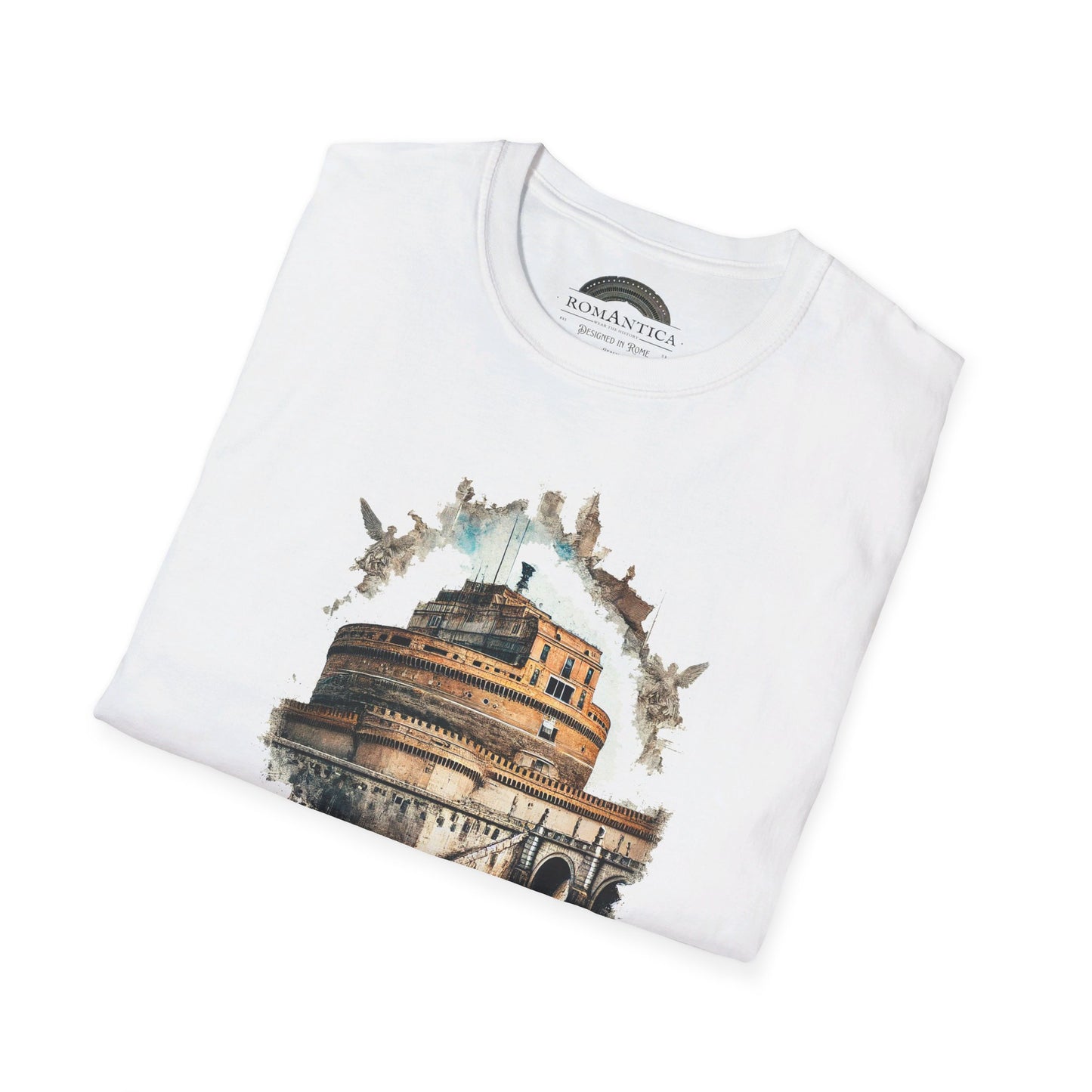 T-Shirt. Castel Sant'Angelo. Monochrome Legacy