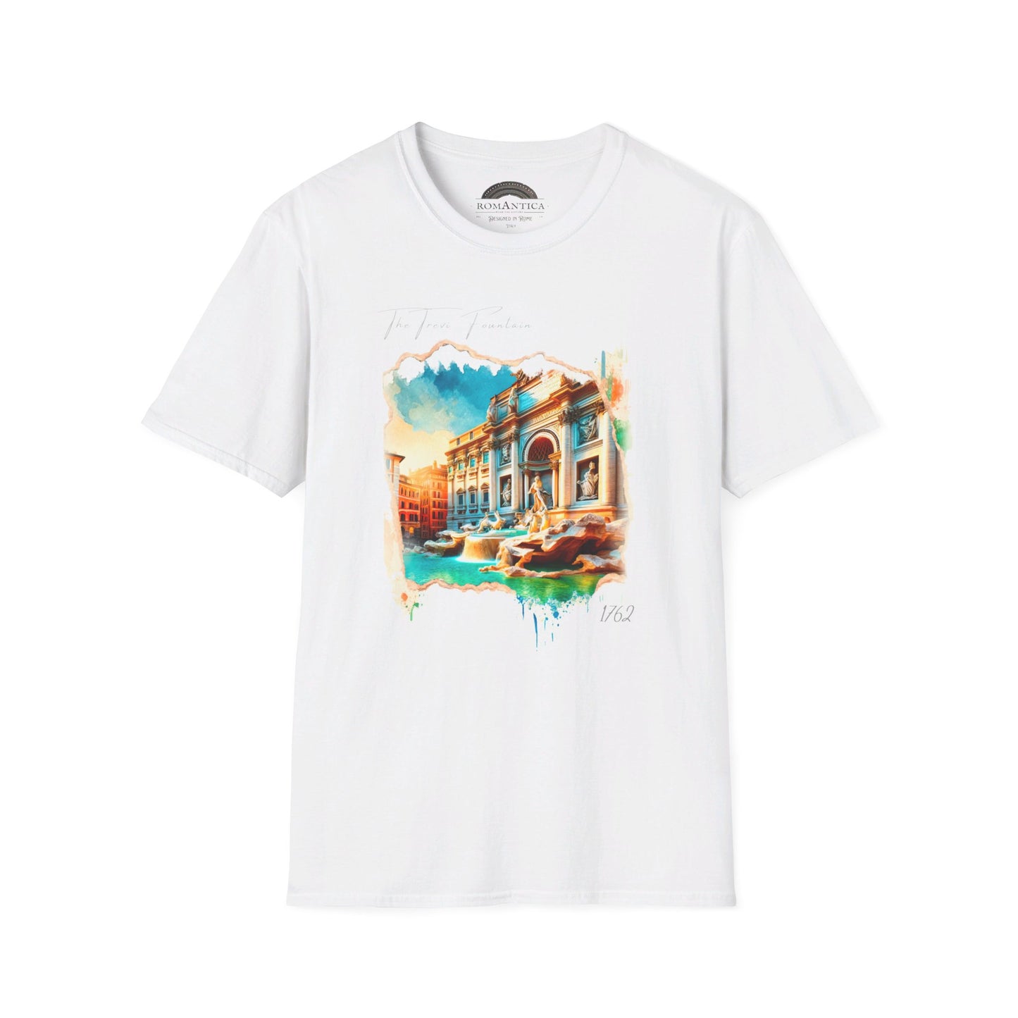T-Shirt. Trevi Fountain. Light on Trevi.