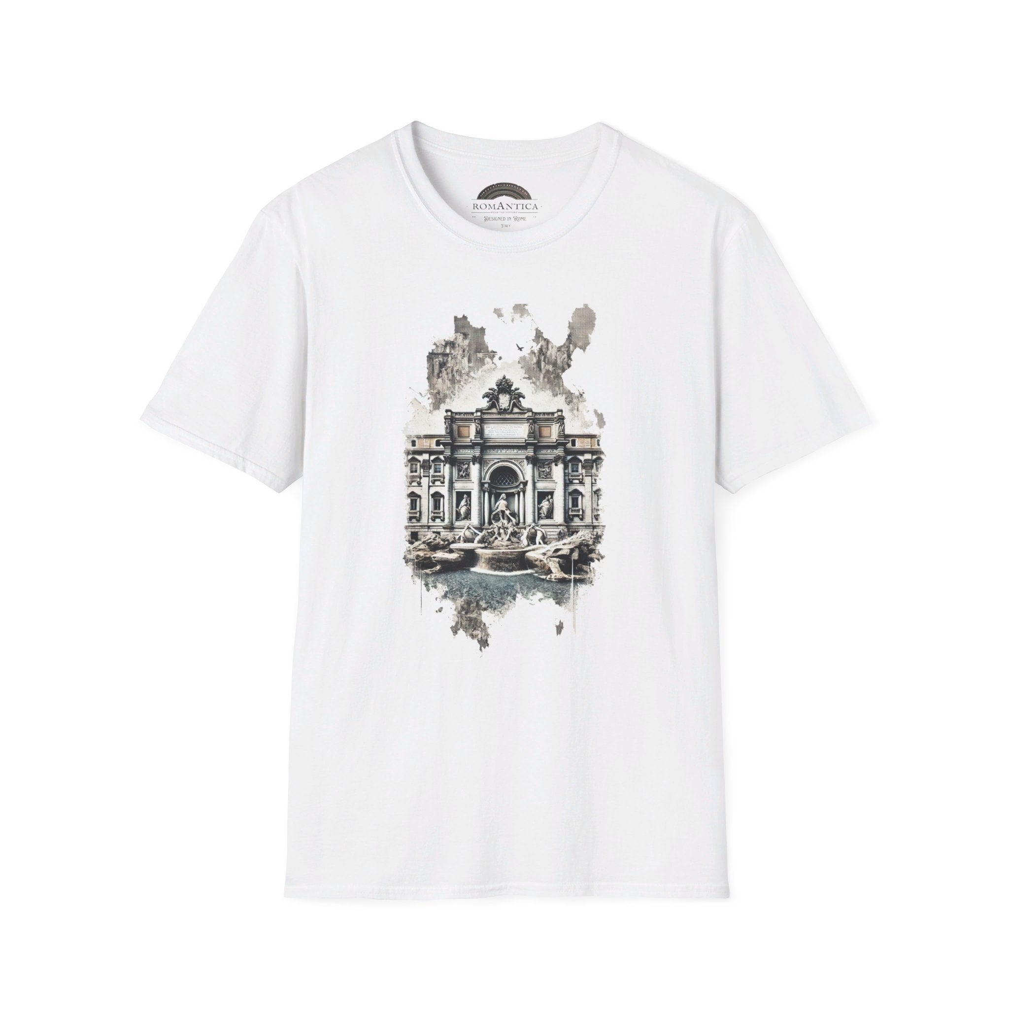 T-Shirt. Trevi Fountain. Wish of the Water