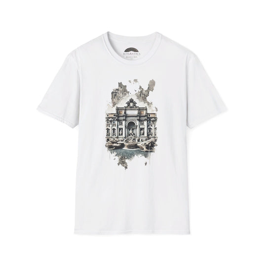 T-Shirt. Trevi Fountain. Wish of the Water