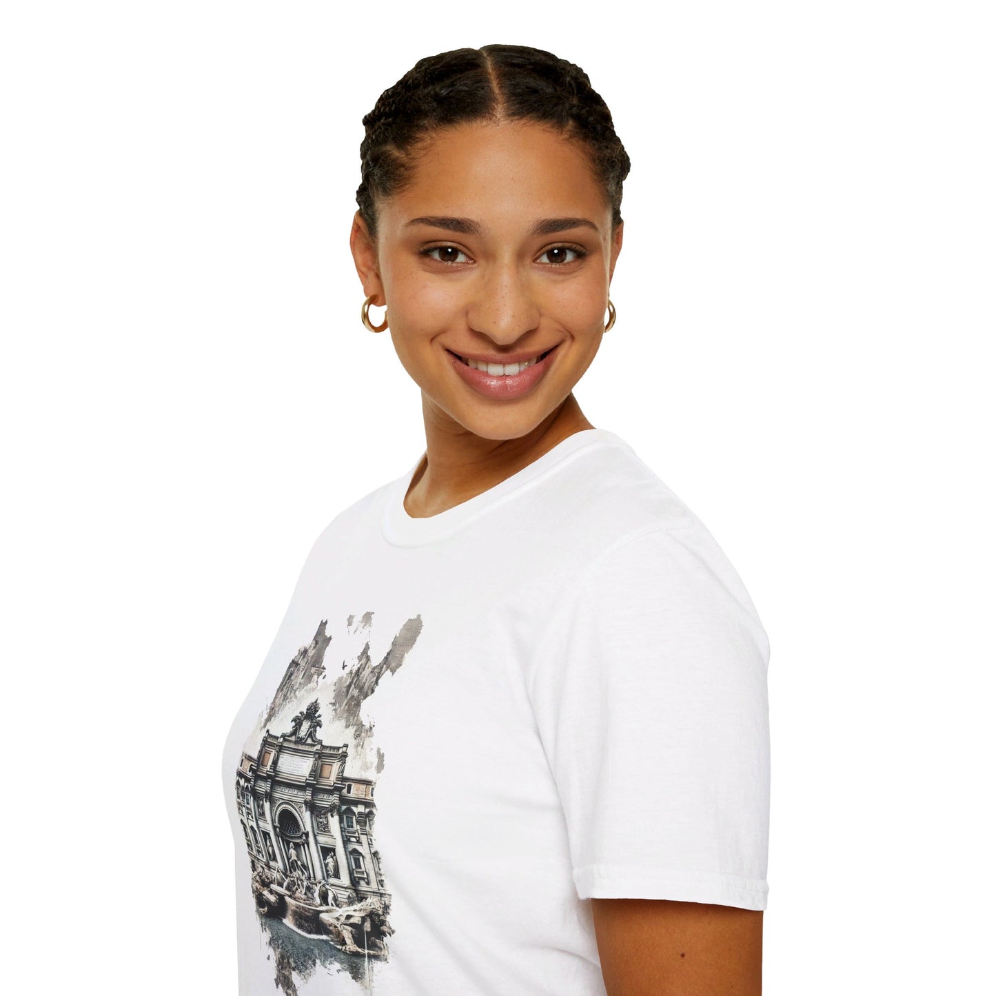 T-Shirt. Trevi Fountain. Wish of the Water